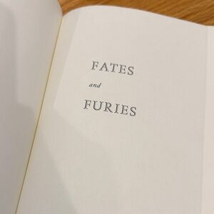 Fates and Furies Hardcover Book